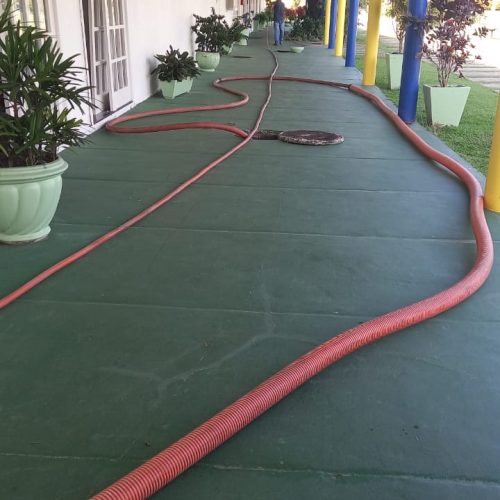 Limpeza e desobstrução de rede